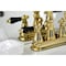 Kingston Brass KS2612PKL Duchess 4" Centerset Bathroom Faucet W/ Brass Pop-Up, Brass KS2612PKL - alternate 2